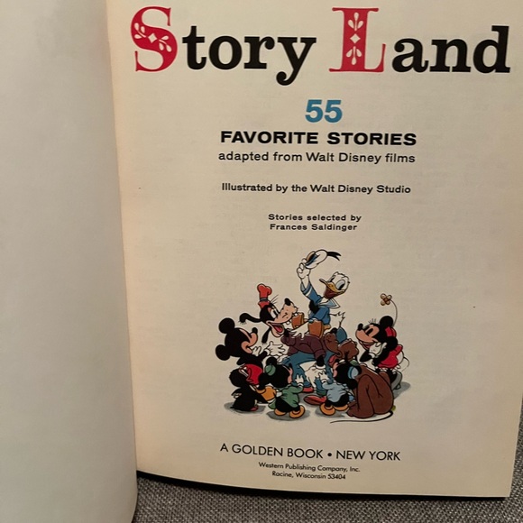 Walt Disney's story land 55 favorite stories adapted from Walt Disney films 1962 - Picture 2 of 8
